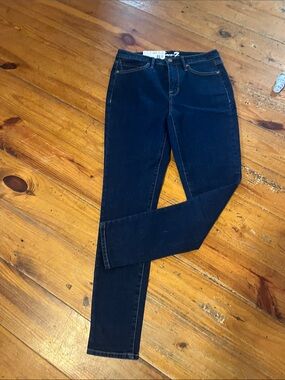 7 Seven Navy Skinny Jeans